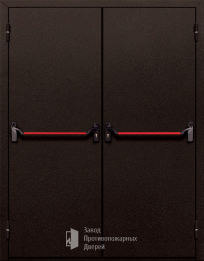 Фото двери «Двупольная глухая с антипаникой №110» в Кубинке