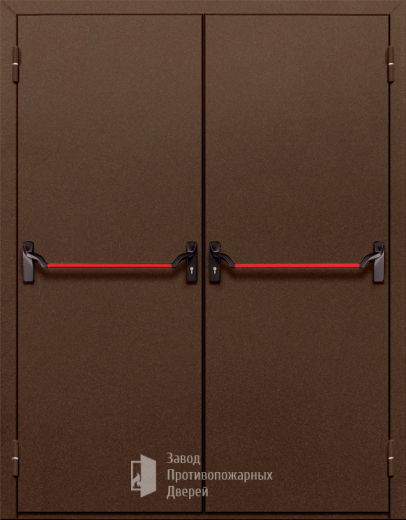 Фото двери «Двупольная глухая с антипаникой №18» в Кубинке