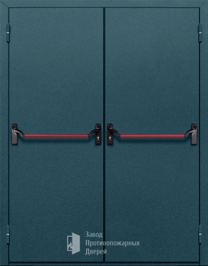 Фото двери «Двупольная глухая с антипаникой №17» в Кубинке
