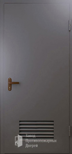 Фото двери «Техническая дверь №3 однопольная с вентиляционной решеткой» в Кубинке
