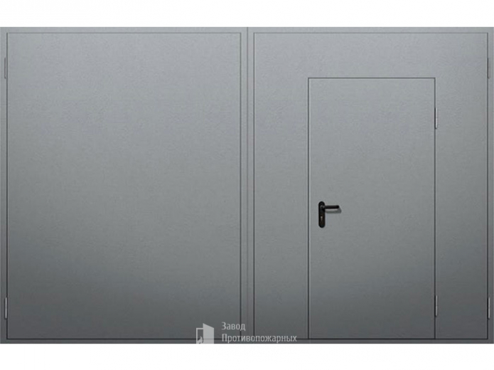 Фото «Распашные ворота с калиткой №3» в Кубинке