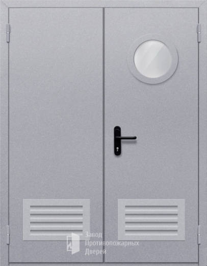 Фото двери «Двупольная с круглым стеклом» в Кубинке