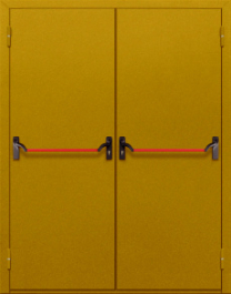 Фото двери «Двупольная глухая с антипаникой №15» в Кубинке