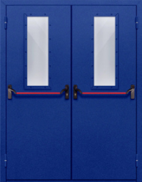 Фото двери «Двупольная со стеклом и антипаникой №63» в Кубинке