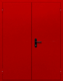Фото двери «Двупольная глухая (красная)» в Кубинке
