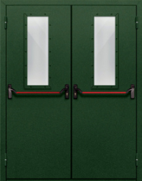 Фото двери «Двупольная со стеклом и антипаникой №69» в Кубинке